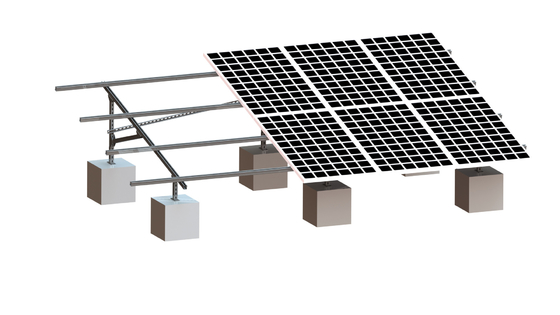 la estructura solar del acero de 88m/S 2.0KN/M2 galvanizó el sistema de montaje de tierra