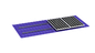 Consolas de montaje del panel solar del perno de la suspensión para el tormento del tejado 60m/S del metal para el tejado permanente de la costura