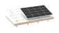 45 sistema Frameless del picovoltio de la estructura de aluminio solar del grado 60M/S