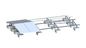 Sistema del montaje del tejado plano de AL6005 SUS304 de nuevo al tormento solar estabilizado parte posterior