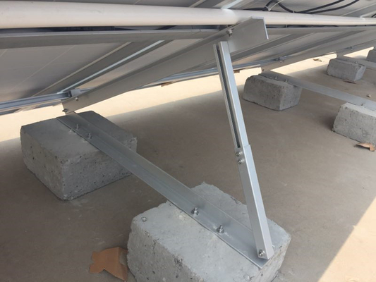 La fijación de montaje solar del panel solar del sistema del tejado plano acorcheta consolas de montaje de la inclinación del panel solar